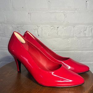Funtasma Pleaser Shoes Red Patent Shiny Pumps Heels Costumer